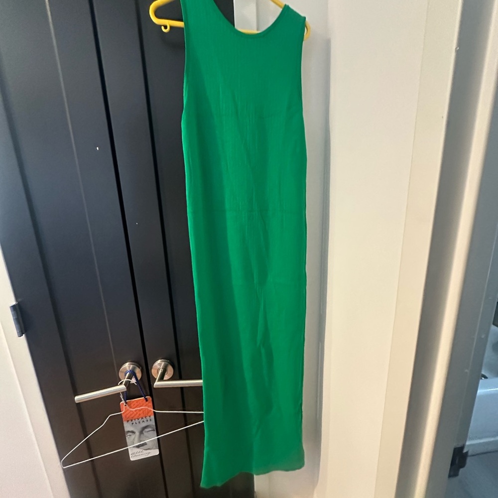 Mango Vibrant Green Maxi Dress